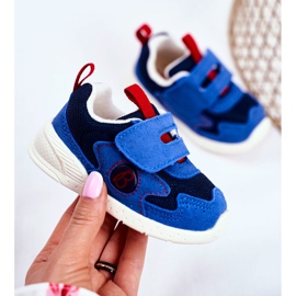 Apawwa Zapato Deportivo Infantil con Velcro Ante Azul Marino Malbred 2