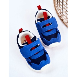 Apawwa Zapato Deportivo Infantil con Velcro Ante Azul Marino Malbred 4