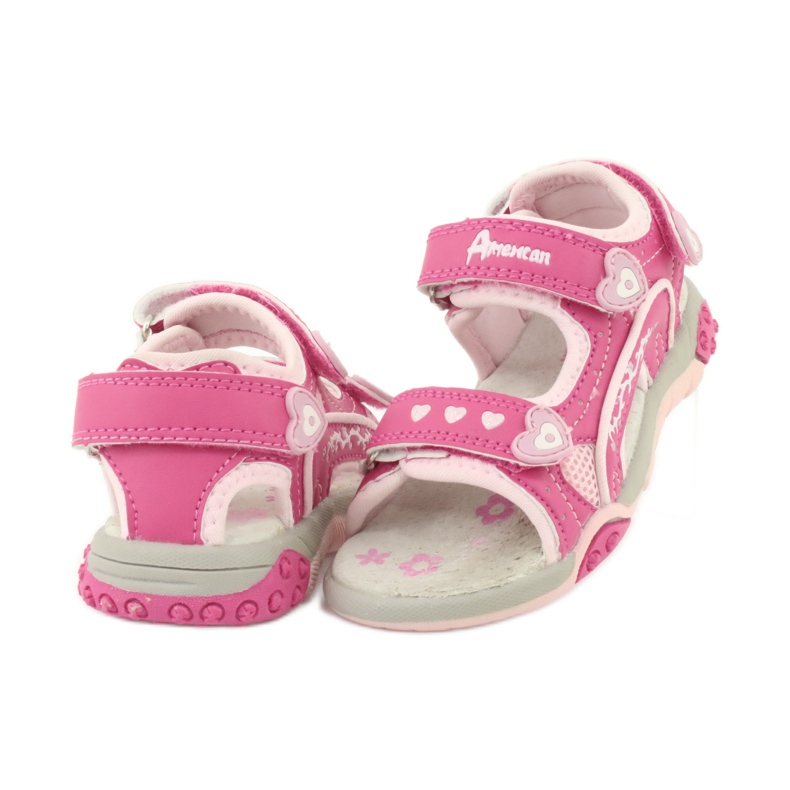 Sandalias American Club 1176 rosado 3