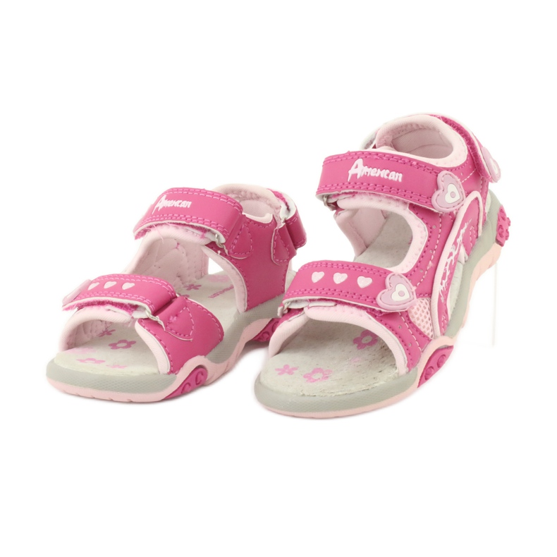 Sandalias American Club 1176 rosa 2