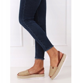 Sandalias alpargatas doradas WH935 Dorado 2