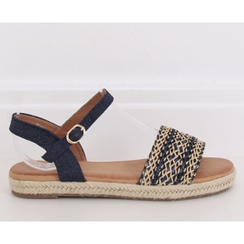 Sandalias de mujer alpargatas azul marino WH933 Denim Blue 1