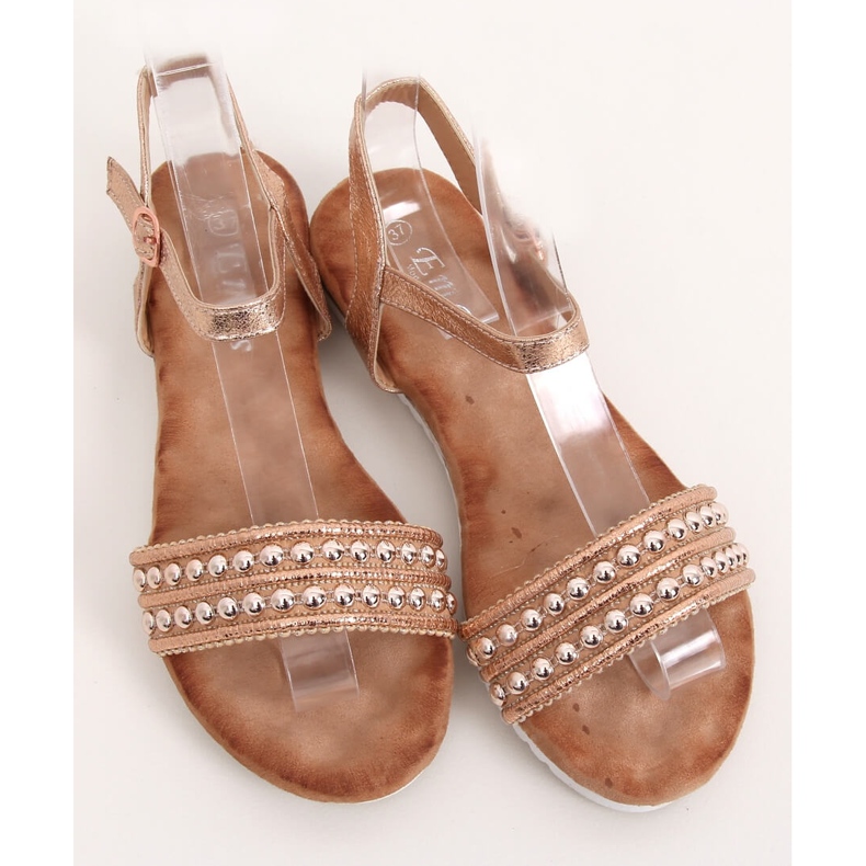 Sandalias de mujer Champagne HT-68 Champagne multicolor rosa 1