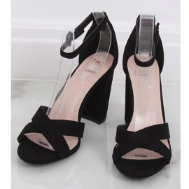 Sandalias negras en el poste TU133P Negro 1