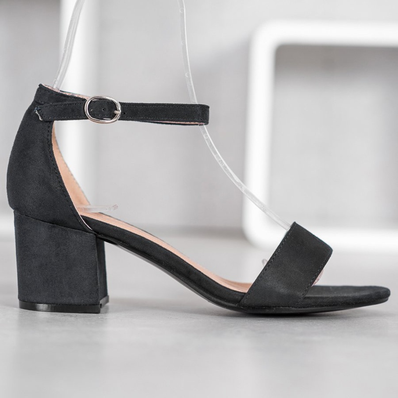 Diamantique Sandalias casuales en un bar negro 2