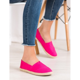 Tony Alpargatas rosas sin cordones rosado 2