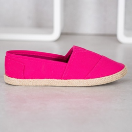 Tony Alpargatas rosas sin cordones rosado 4