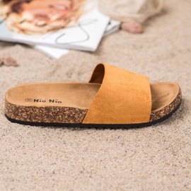 Nio Nio Zapatillas clásicas en la plataforma marrón 3