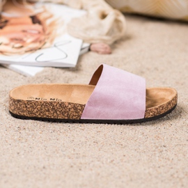 Nio Nio Zapatillas clásicas en la plataforma rosado 1