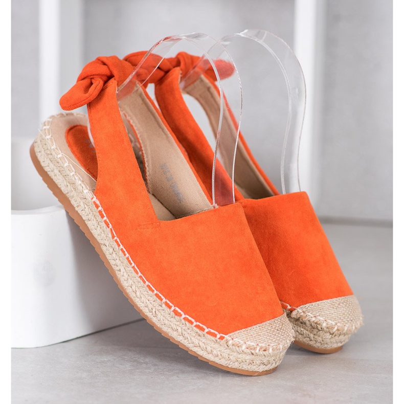 Nio Nio Alpargatas Con Tacón Descubierto naranja 1 Nio Nio Alpargatas Con Tacón Descubierto naranja 1