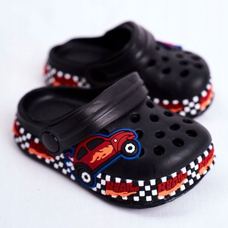 Giolan Niños Foam Crooks Black Road Racing negro rojo 1