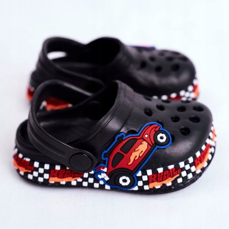 Giolan Niños Foam Crooks Black Road Racing negro rojo 2