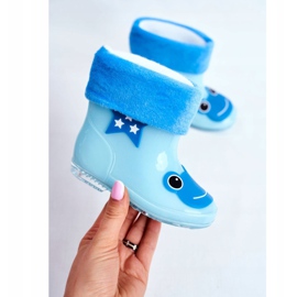 Chanclas de goma para niños Blue Frog azul 3