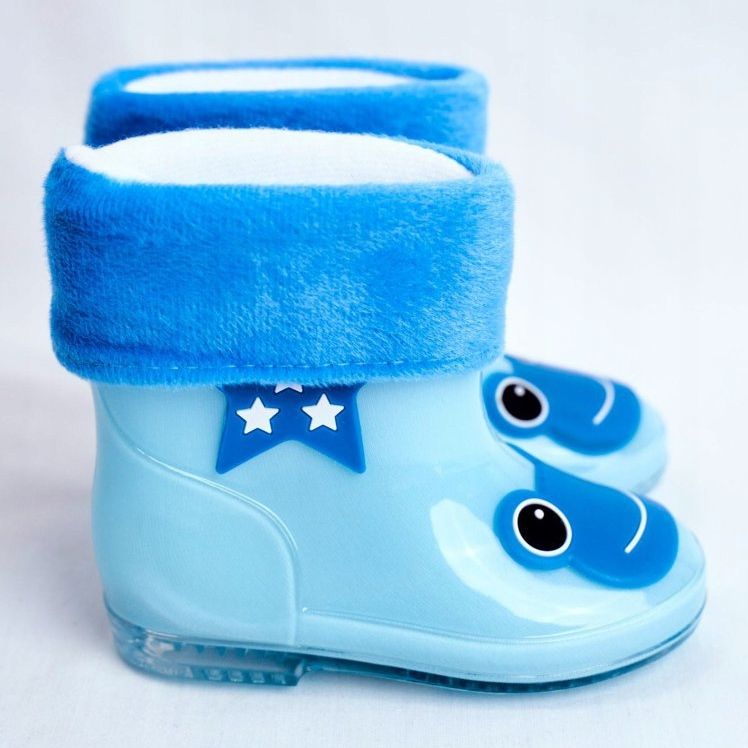 Chanclas de goma para niños Blue Frog azul 2