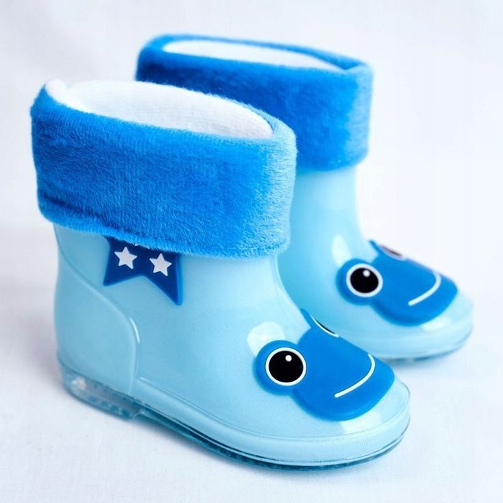 Chanclas de goma para niños Blue Frog azul 1