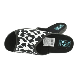 Pantuflas de mujer Adanex 24957 leopardo blanco negro 4 Pantuflas de mujer Adanex 24957 leopardo blanco negro 4