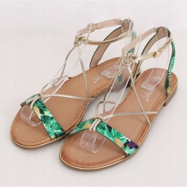 Sandalias de mujer verde JH125P Verde 1