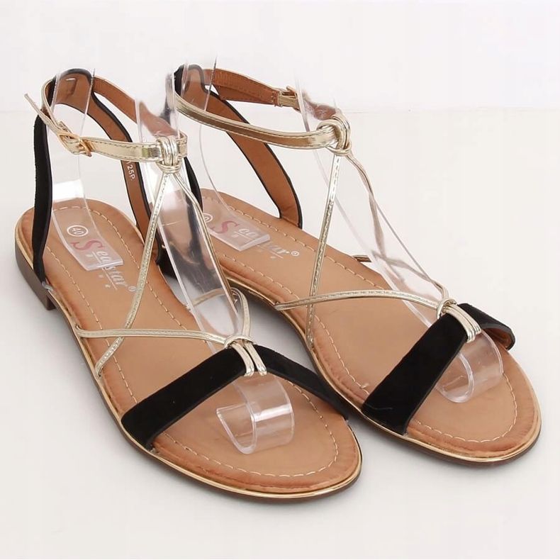 Sandalias de mujer negras JH125P Negras negro 1