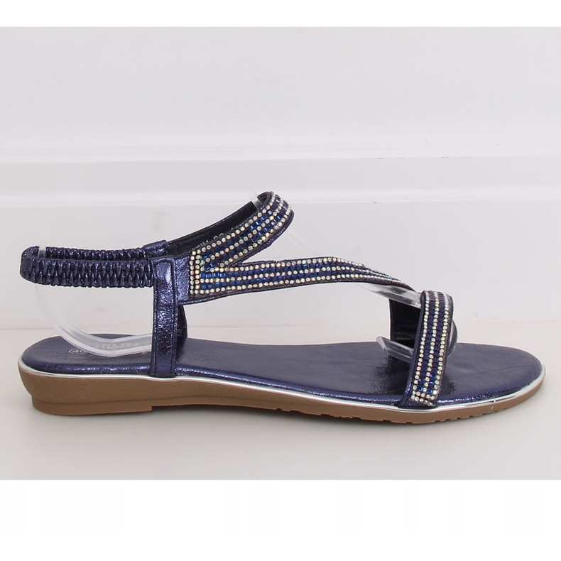 Sandalias azul marino asimétricas KM-33 Blue 2