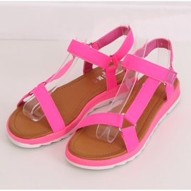 Sandalias de mujer rosa WS9027 Rose 1
