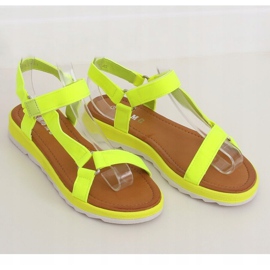 Sandalias de mujer amarillas WS9027 Yellow amarillo 1
