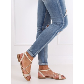 Sandalias de mujer dorado JH123P Gold 3