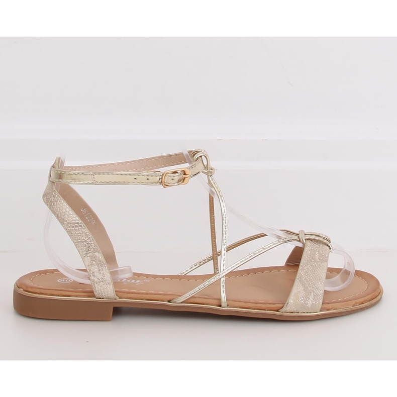 Sandalias de mujer dorado JH123P Gold 2