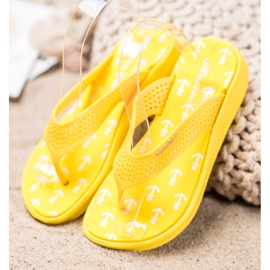 Bona Chanclas Comfort amarillas amarillo 1