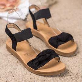 SHELOVET Sandalias sin cordones negro 2