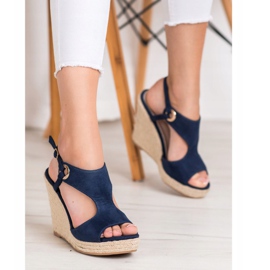 Goodin Sandalias Alpargatas Cerradas azul marino azul 5