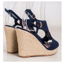 Goodin Sandalias Alpargatas Cerradas azul marino azul 3