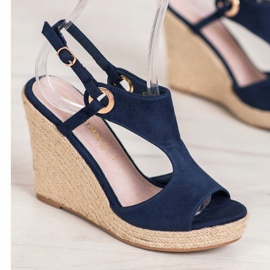 Goodin Sandalias Alpargatas Cerradas azul marino azul 4