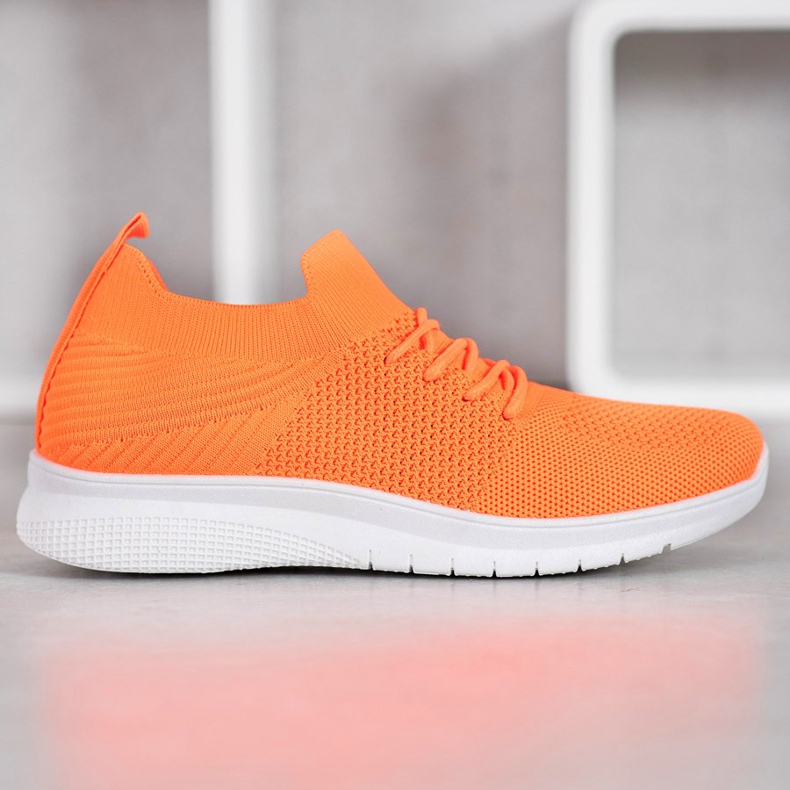 SHELOVET Zapatos deportivos bajos naranja 2