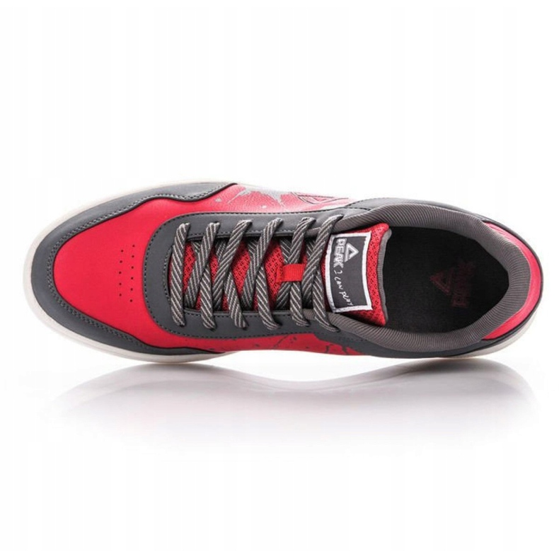Zapatos Peak E43063B M 61473-61476 rojo gris 2 Zapatos Peak E43063B M 61473-61476 rojo gris 2