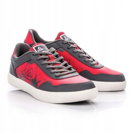 Zapatos Peak E43063B M 61473-61476 rojo gris 4
