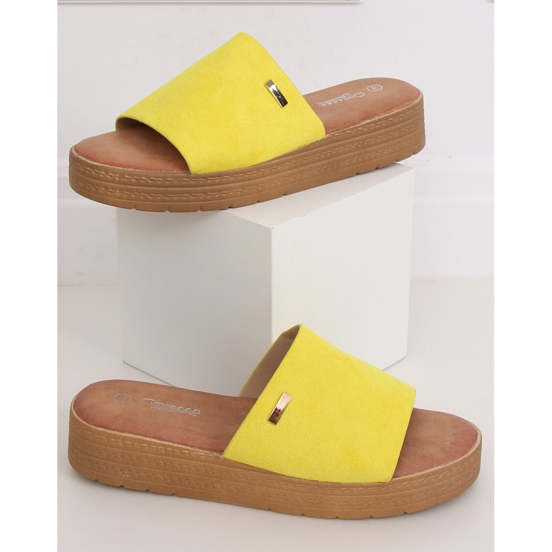 Zapatillas de mujer amarillas amarillas G-576 Yellow amarillo 1