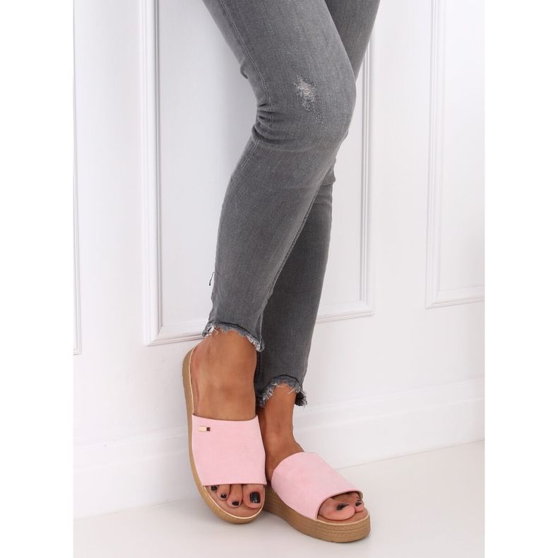 Zapatillas rosa mujer rosa G-576 Rosa rosado 2