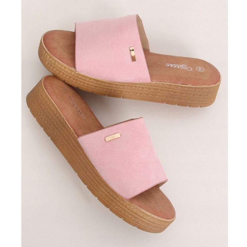 Zapatillas rosa mujer rosa G-576 Rosa 1