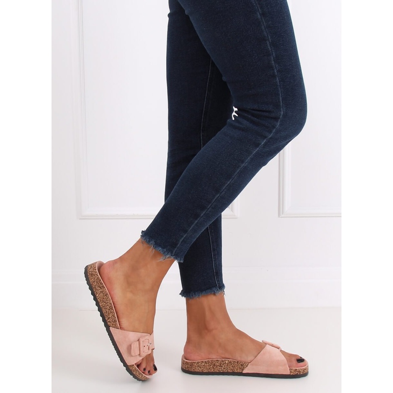 Pink G-5026 Suelas de corcho rosa rosado 2