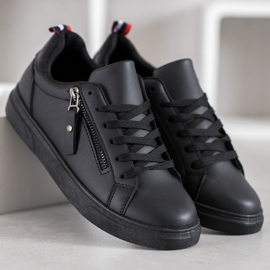 SHELOVET Calzado deportivo con cremallera decorativa negro 4