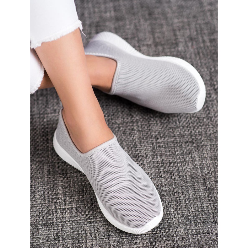 SHELOVET Zapatos deportivos sin cordones gris 1