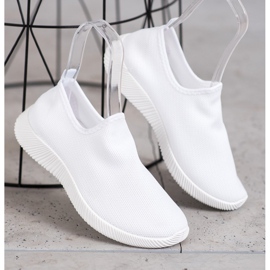 SHELOVET Zapatos deportivos sin cordones blanco 1 SHELOVET Zapatos deportivos sin cordones blanco 1