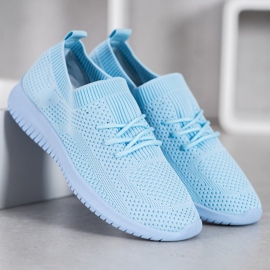 SHELOVET Zapatos deportivos bajos azul 1
