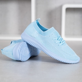 SHELOVET Zapatos deportivos bajos azul 5