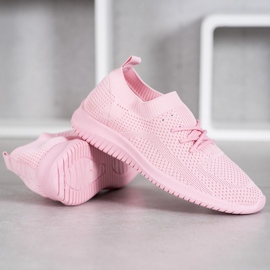 SHELOVET Zapatos deportivos bajos rosa 2