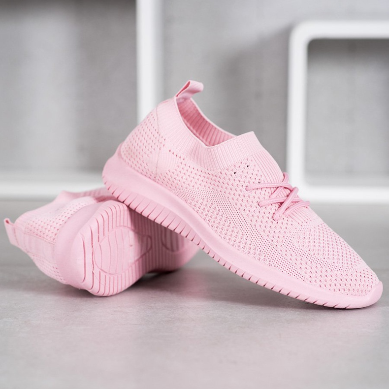 SHELOVET Zapatos deportivos bajos rosa 2