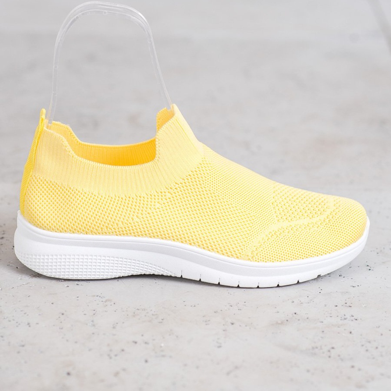 SHELOVET Zapatillas sin cordones amarillo 2