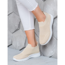 SHELOVET Zapatillas sin cordones beige 1