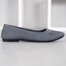 BAOLIKANG Bailarinas grises caladas 2 BAOLIKANG Bailarinas grises caladas 2