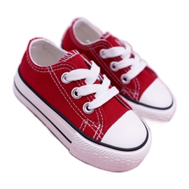 FRROCK Zapatos deportivos Filemon Classic rojos para niños blanco 1